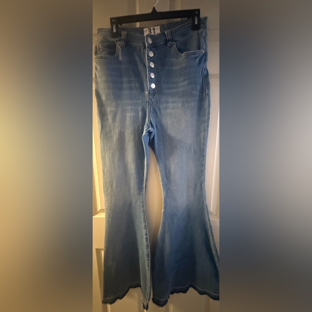 We The Free Light Blue Flare Jeans